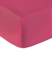 Anne de Solne Vexin Terracotta Fitted Sheet