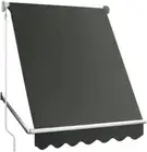 Outdoor Blinds, 1.5 X 2.1M Privacy Screen Window Blind Retractable Pivot Arm Awn