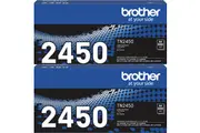 2 Pack Brother TN2450 Toner Ink Cartridge High Yield Genuine TN-2450