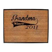 Grandma Since 2011 - Funny Novelty Doormat Man Cave Floor mat