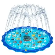 Obuby Sprinkle & Splash Play Mat, Sprinkler for Kids, Upgraded 68" Summer Outdoo