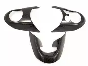 Carbon Fiber Steering Wheel Cover Set for Mini Cooper JWC F54 F55 F56 F57 (for: Mini)