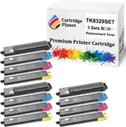3 Sets BCMY Non-Genuine Toner Cartridge for Kyocera TK-8329 TK8329K TK8329K TK8329K TK8329 (18,000/12,000 (B/CMY) Pages) for TASKalfa 2551ci