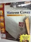SOFT FABRIC MATTRESS COVER WITH ZIPPER PROTECT YOUR MATTRESS AGAINST BED BUGS