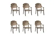 Livsip Set of 6 Outdoor Dining Chairs