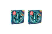 2x 300pc Mudpuppy Octagon Jigsaw Puzzle 51x51cm Ocean Life Kids Play Game 7y+
