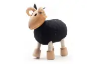 NEW AnamalZ Black Ram Poseable Wood Wooden Figure 10cm Preschool Steiner