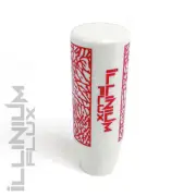 ILLINIUM FLUX RED PAINTED WHITE ELEPHANT DRIFT MANUAL SHIFT KNOB 10X1.25 K61