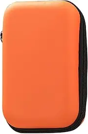 Cable Organizer - Electronics Organizer, Portable Cable Storage Bag, Orange