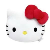 在飛比找momo購物網優惠-【小禮堂】Hello Kitty 車用造型絨毛安全帶護套 -