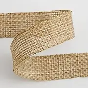 Country Hessian Ribbon Sealed Edge 15mm x 10M - Natural