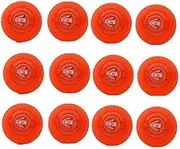 Wind Cricket Ball Orange Synthetic for Training Outdoor & Indoor 110gm Light Set of 12 pcs