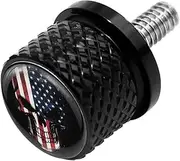 Stainless Knurled Fender Seat Bolt Screw 1/4"-20 Thread For Harley Davidson - American Skeleton