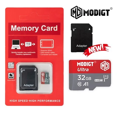 Micro SD Card 32GB MODIGT Ultra Class 10 SD Mobile Smart Phone Camera A1 120Mbs