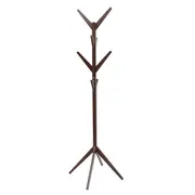 8 Hooks Wooden Coat Hat Rack Tree Stand Umbrella Holder Cloth Hanger Hall Wood Base Type4