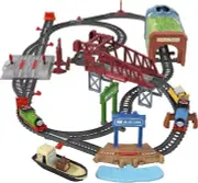 Thomas & Friends Talking Thomas & Percy Train & Track Set, Motorized Engines ...