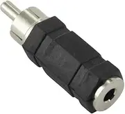 RCA Male to 2.5mm Mono Mini Female Cable Connector Audio Adaptor Plug