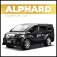 在飛比找蝦皮購物優惠-壓鑄 1:24 比例 Alphard 汽車模型玩具汽車禮物