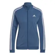 Adidas Back2Basics 3 Stripes Jacket Women’s Blue Size UK 2XS (RefR8)