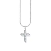 Buy White Romance Cross Pendant and Necklace Set by THOMAS SABO Australia online - THOMAS SABO Australia
