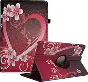 Case for Samsung Galaxy Tab A 10.1 2019, 360 Degree Rotating Stand Smart Case for Samsung Tab A 10.1 Inch Tablet [SM-T510/T515] 2019 Release (Love Heart)
