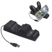 Catzon NS043 Controller Charger Dock Dual USB Type C Charger Station Base Stand For Nintendo Switch Lite-Black