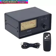 VU102 2 In 1 Out/1 In 2 Out Amplifier Speaker Selector Switch Box VU Level Meter
