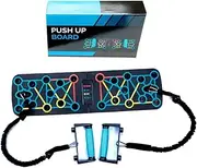Push Up Board System, Foldable Strength Trainer, Multifunctional Fitness Stand, Sturdy Workout Base, Full Body Training Tool for Home, Gym, Travel, Indoor and Outdoor