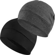 EINSKEY Skull Cap for Men & Women, 2 Pack Lightweight Running Cap Bike Hard H...