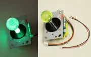 Green Illuminated LED Lighted Arcade Joystick for 4 or 8 way - JS4 Jamma, Mame