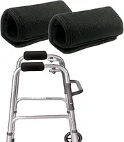 GBH-MED Walker Hand Grip Covers, Elderly Disabled Cushion Memory Foam Core Padding, Soft & Comfort, Blue, 5.5 inches, 2 Pcs
