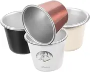 MUSISALY 4Pcs Stainless Drink Cups Durable Reusable Water Cups for Home Camping and Parties for Hot Cold Drinks Convenient Drink Accessories