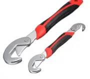 Universal Key Pipe Wrench 8-22 / 22-32mm Open End Spanner High-Carbon Set