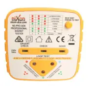 Professional Socket Tester - NE-PRO-SOK & See Results Instantly! GPO & RCD Trip