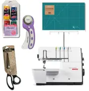 Bernette B62 Airlock Coverstitch Overlock Bundle with Accessories