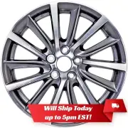 New 18" Alloy Wheel Rim for 2017 2018 2019 Toyota Highlander - Machine Charcoal (for: Toyota)