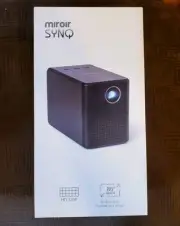 Miroir Surge Series SYNQ 720p DLP Mini Projector, Black NEW OPEN Box