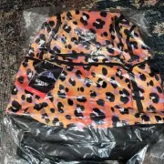 Speedo Unisex Printed Teamster 2.0 Orange Cheetah 35L Backpack NEW