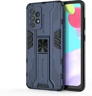 Phone Case Cover Bundles Magnetic Compatible with Samsung Galaxy A52 5G Case With Built-in Invisible Kickstand,Shockproof Slim Fit Seamless Stand Phone Case,Anti-Slip and Drop-Proof Protective Cover(B
