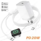 Magnetic Cable USB C Fast Charger 20W Type-C Adapter For Apple Watch iPhone iPad