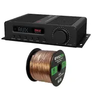 Pyle PFA540BT 5-Channel Bluetooth/FM Amplifier Receiver with 16 Ga Wiring