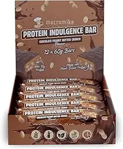 Macro Mike Chocolate Peanut Butter Crunch Indulgence Bar 60 g (Box of 12)