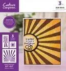 Crafter's Companion Stencil Set-Sun Rays NSUNRAYS