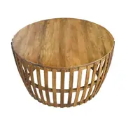 CR Laguna Solid Timber Round Coffee Table