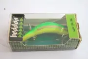 1970's Heddon Tadpolly Chartreuse Mullet Pattern Mint In Box Trout Bass Cod Lure