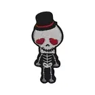 Halloween Boy Skeleton Embroidery Iron on Sew on Patch Badge For Clothes