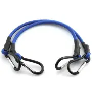 2pcs 8mm x 45cm Bungee Cord with Hook Heavy Duty Straps 2 Climbing Hooks Stro...