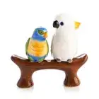 Australian Birds Salt & Pepper Collectible Shaker Spice Holder Kitchen Tool Set