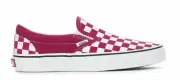 Vans CHECKERBOARD SLIP-ON CERIS/True WHITE CHECK Canvas Classic Shoes Fast Ship