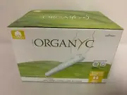 New Organyc 100% Organic Cotton Tampons Hypoallergenic 6 Boxes 96 Piece, Regular